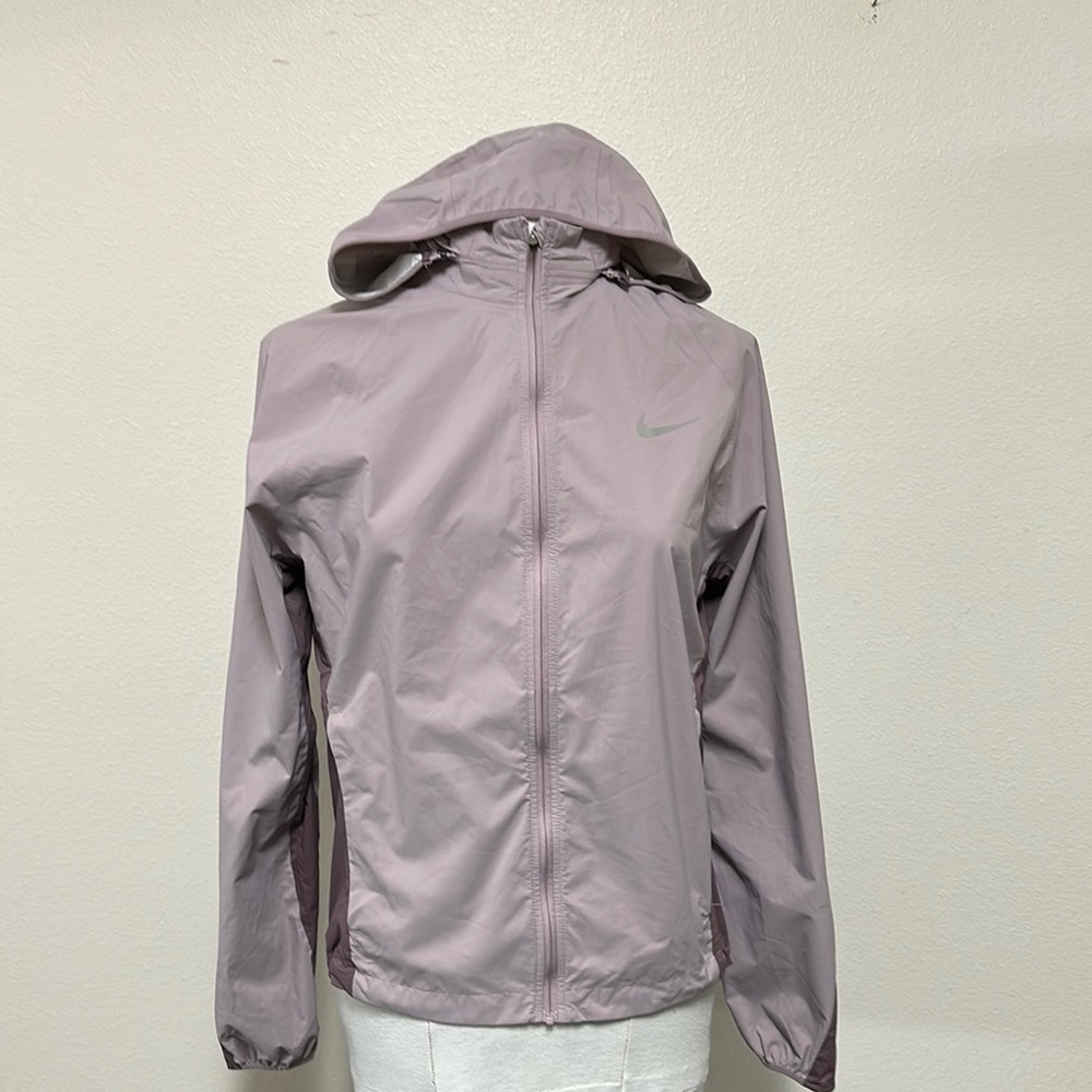 Nike Women's Light Purple Hooded Jacket